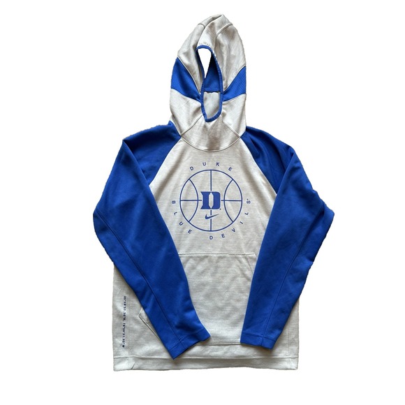 Nike‎ Duke Basketball Mens Spotlight Raglan Hoodie Pullover Warm-Up Size Medium - Picture 1 of 10